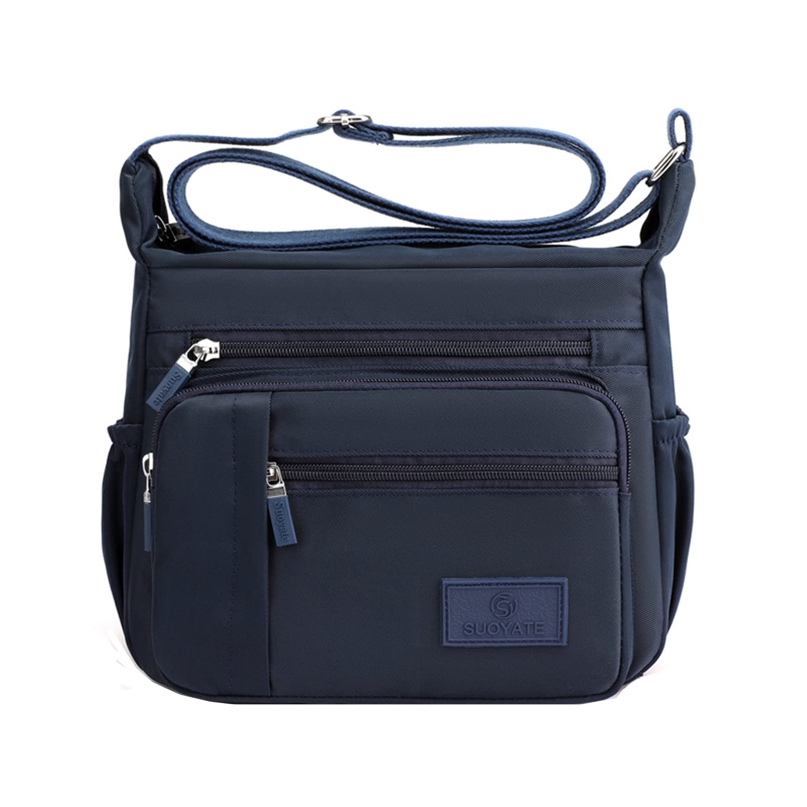 Casual Crossbody Bag, Nylon, Multiple Pockets, Crossbody, Messenger Bag, H…