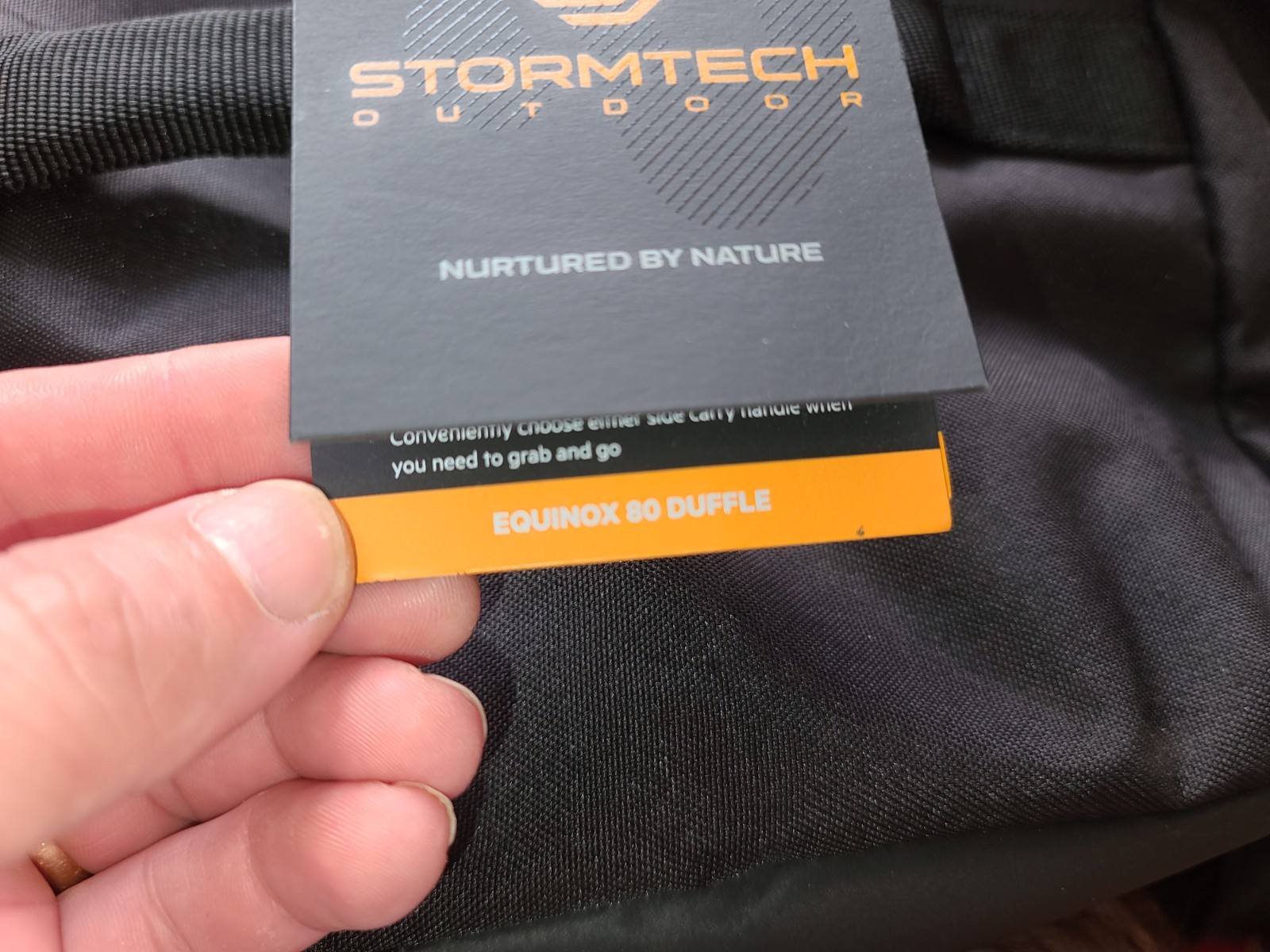 Stormtech Outdoor Equinox Ctx-3 Duffle Backpack 80L Black Nwt