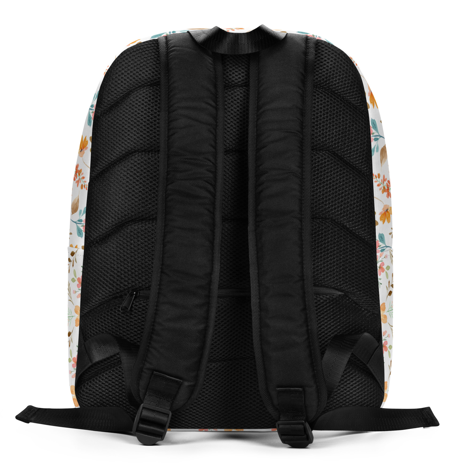 Minimalist Backpack Beautiful Floral Pattern