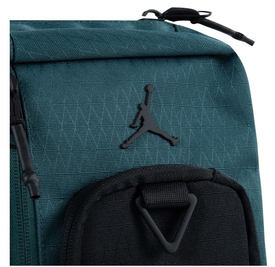 [MA0957-E18] UNISEX AIR JORDAN COLLECTORS CROSSBODY Teal Black 3L BAG