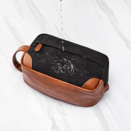 Toiletry Bag Hanging Dopp Kit For Men Water Resistant Canvas Shaving Bag With