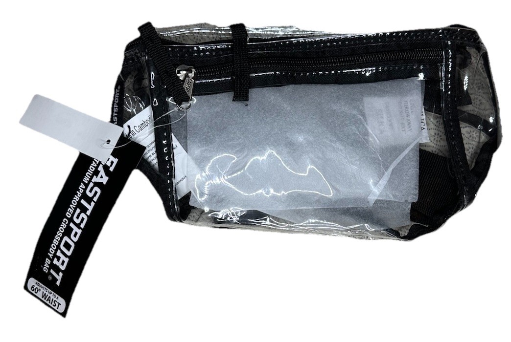 Clear Fanny Pack Stadium Approved for Women & Men Belt Bag