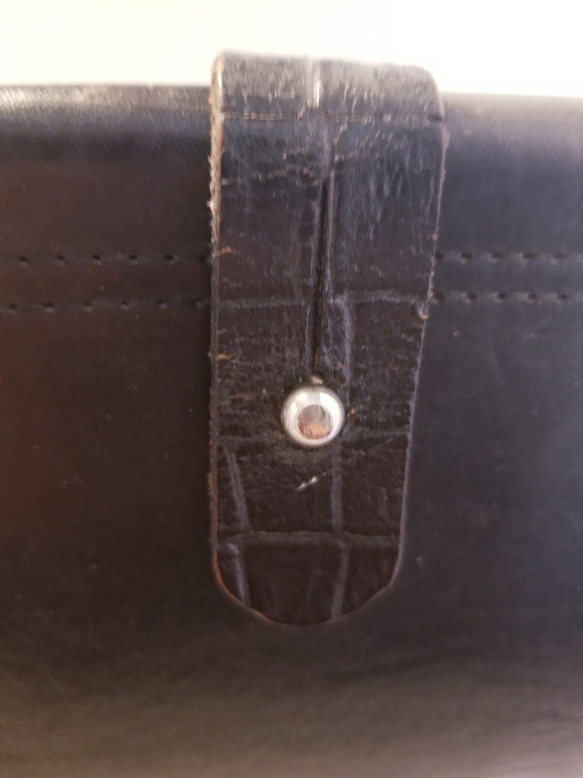 Bill Amberg studio rocket briefcase bag portfolio vintage black 17x12x5