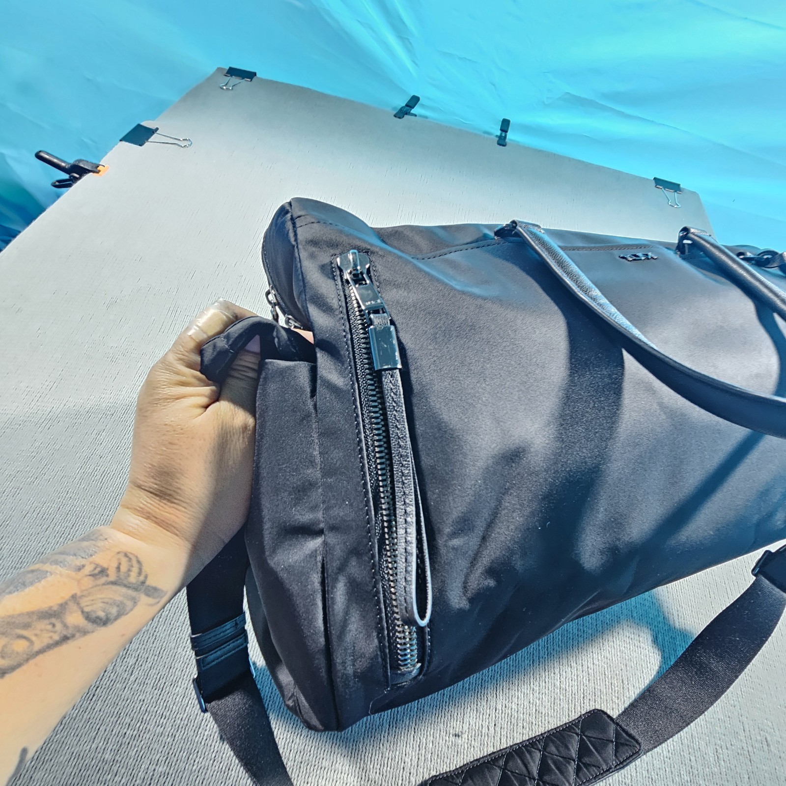 TUMI Voyageur Venice Duffel Bag Authentic with Serial # can be register @TUMI