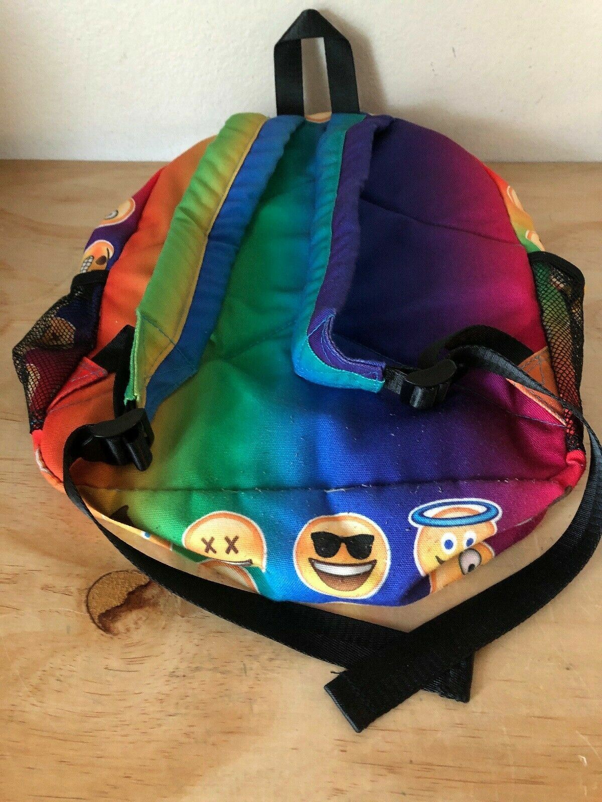 Backpack Bag EMOJI EMOJICON Canvas Full Size Free Multi Color