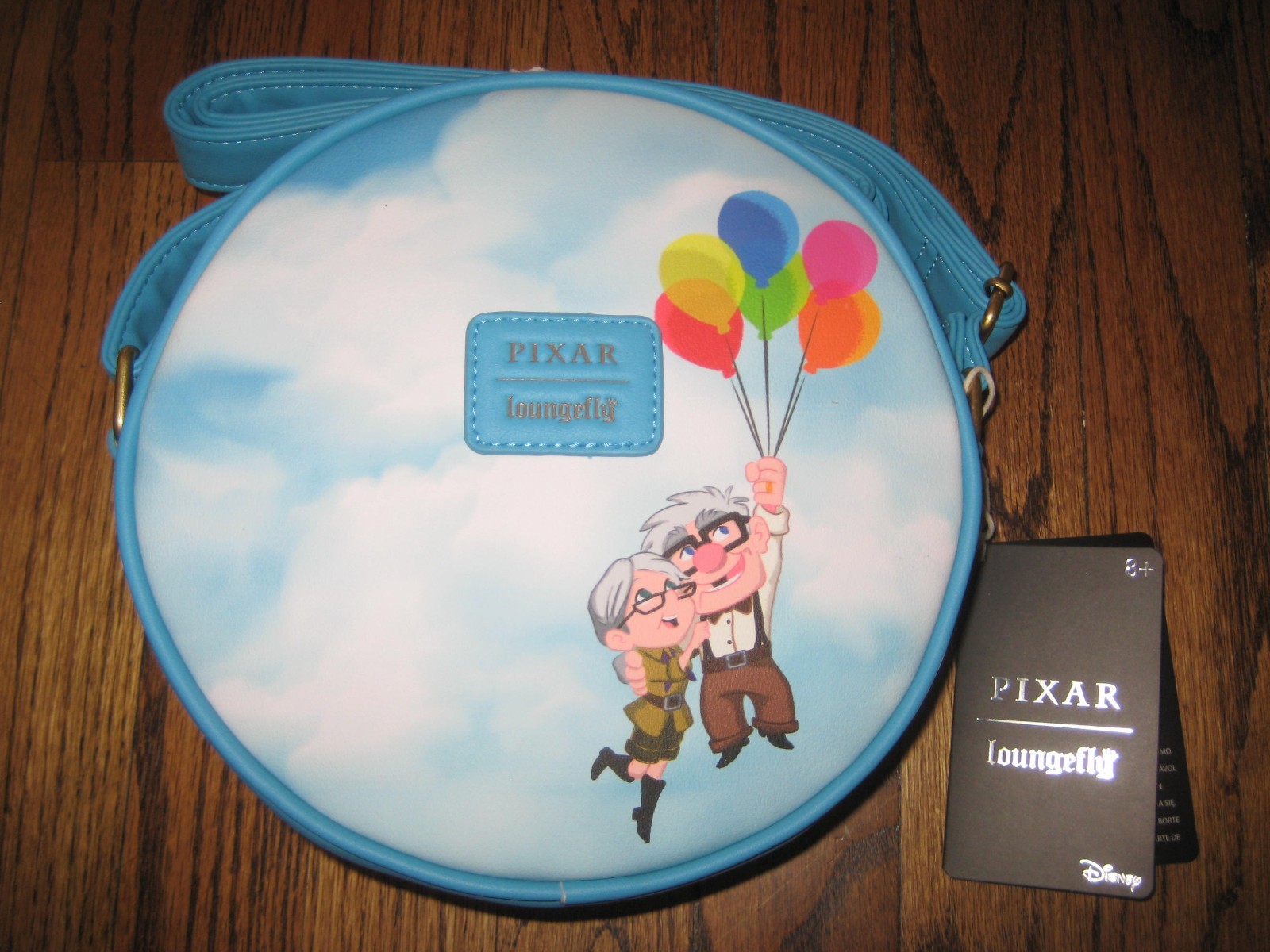 Loungefly Disney Pixar Up Pom Balloons Crossbody Bag New With Tags!