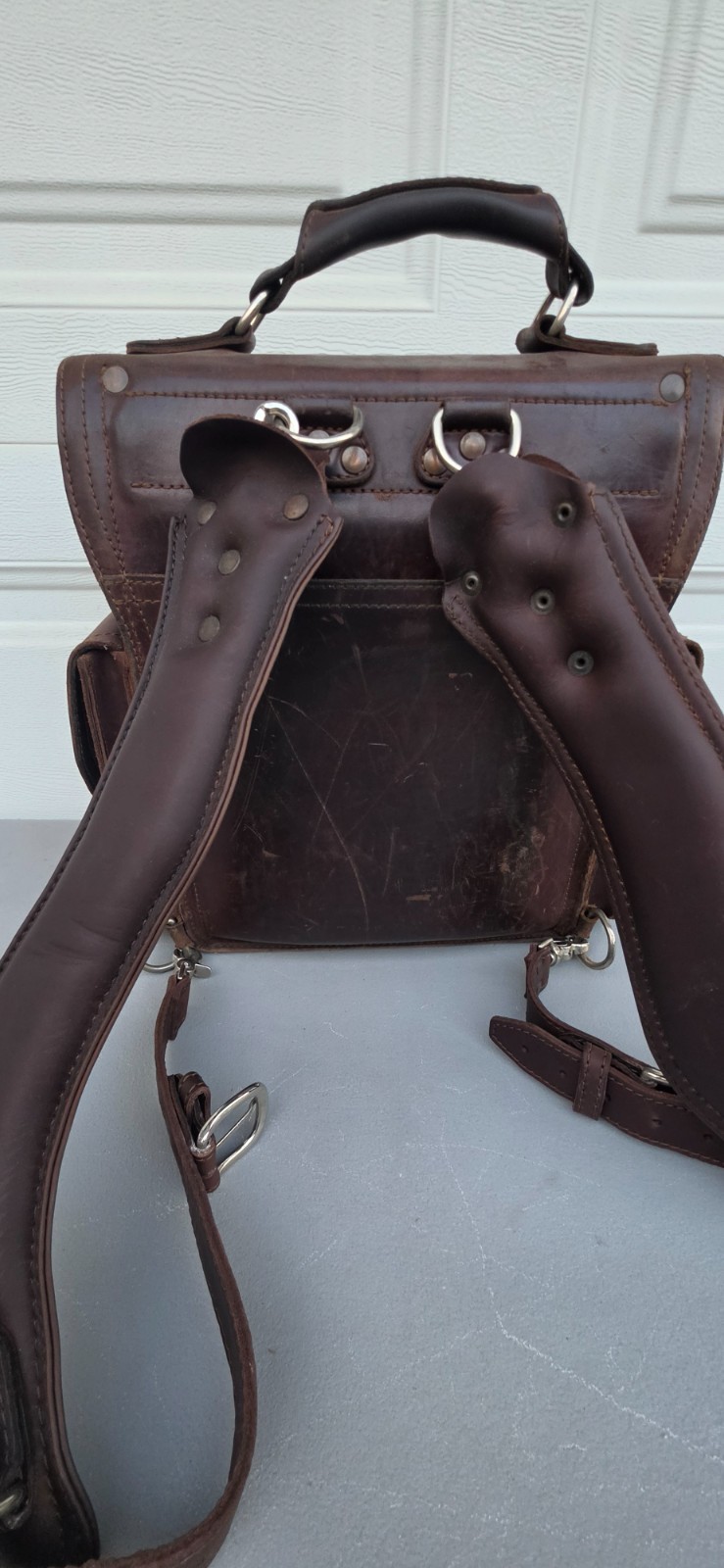 Saddleback Leather Dark Coffee Brown Tank Backpack