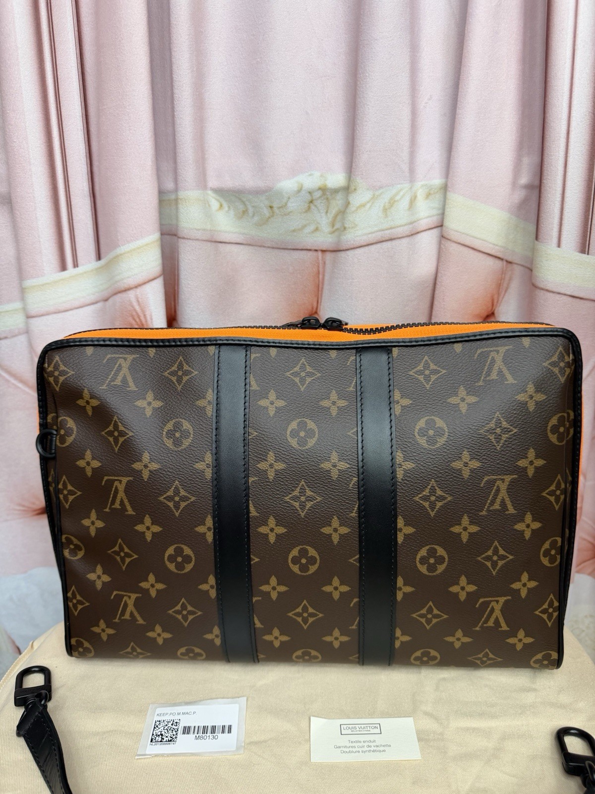 Louis Vuitton LV Friends Cartoon Keepall Pouch Virgil Abloh Monogram New RARE!