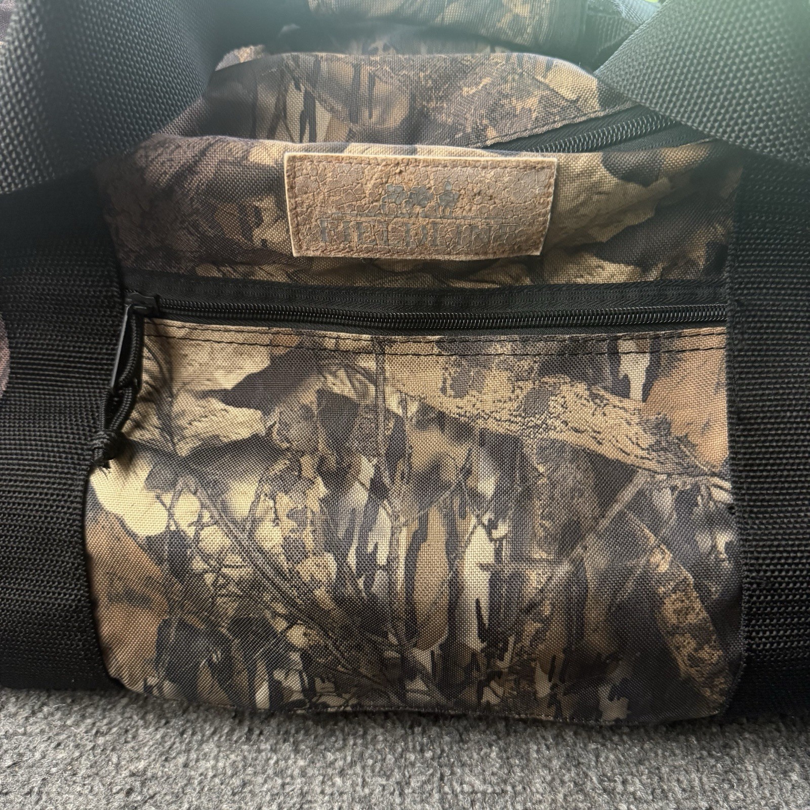 Fieldline Large Camouflage Duffle Bag Mossy Oak Hunting Fishing Luggage Cargo