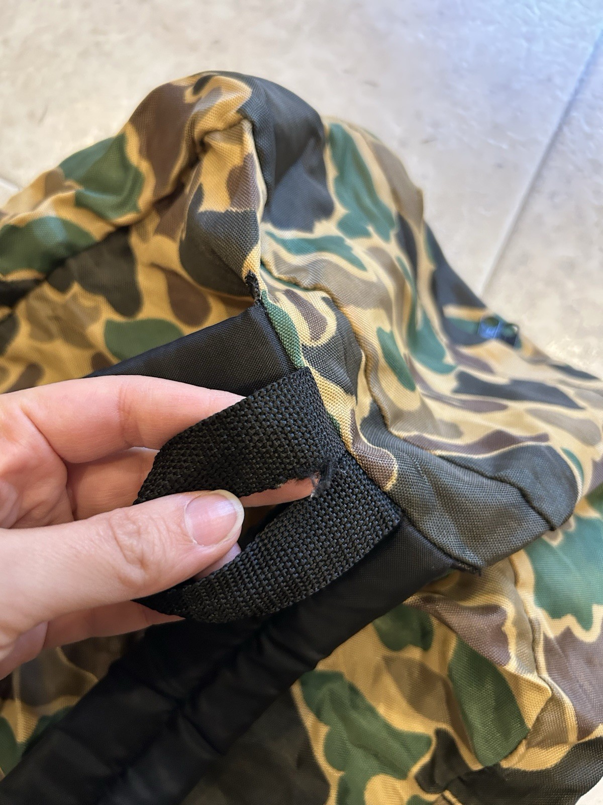 Duck Camouflage Nylon Backpack Lightweight Outdoor Hunting Hiking