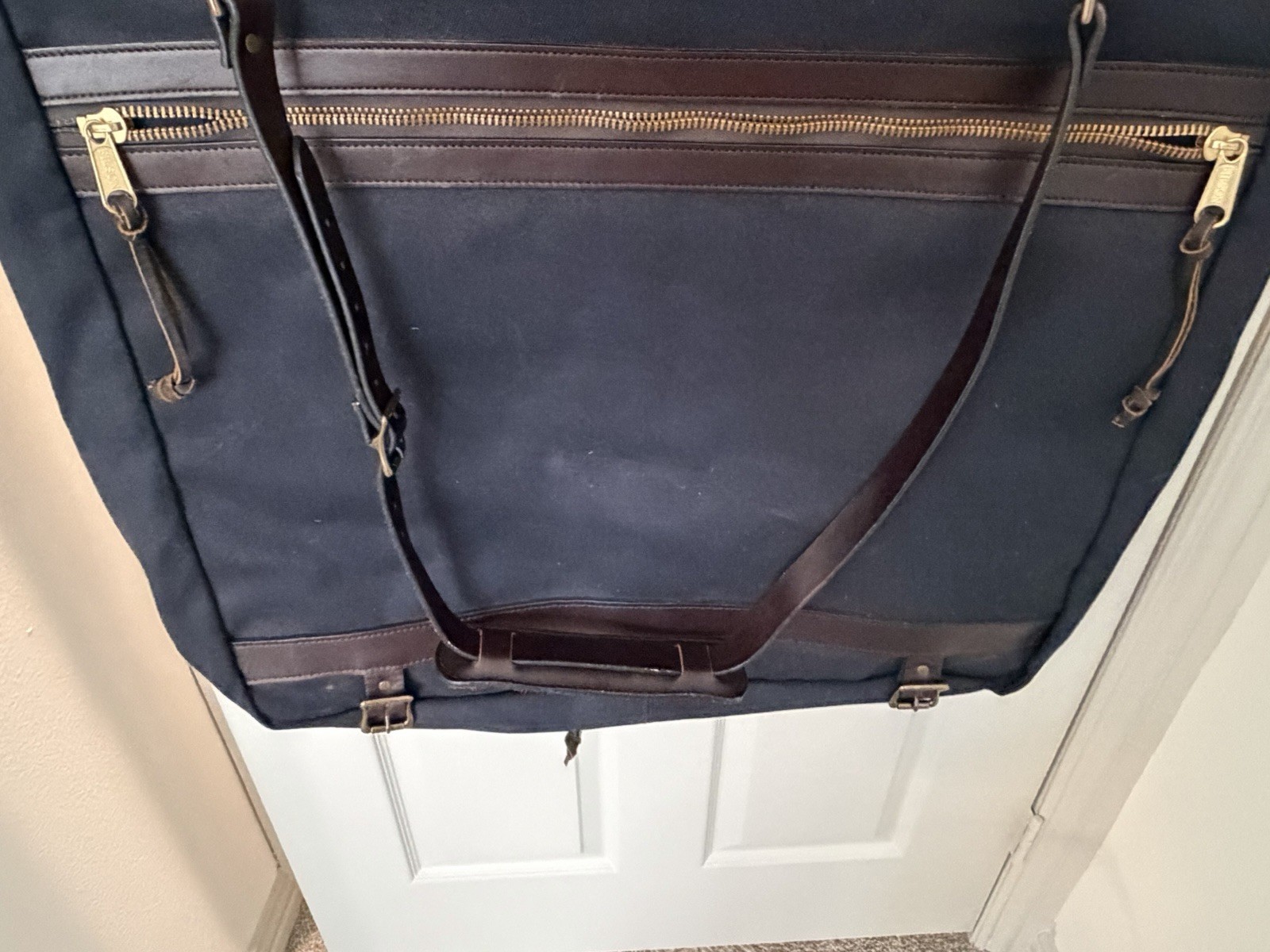 Filson Rugged Twill Garment Bag | Navy | Made in USA | Discontinued