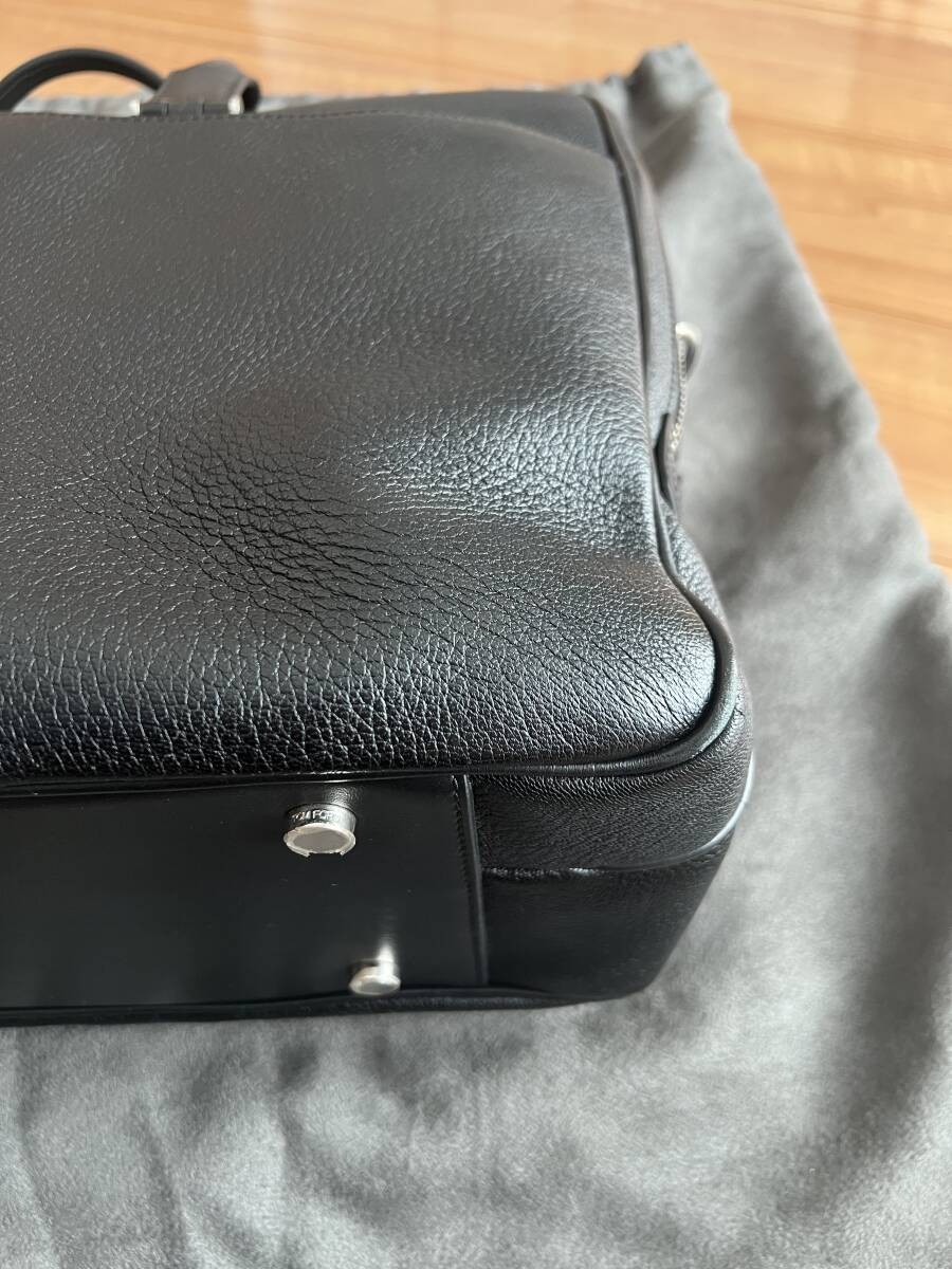 Used Tom Ford Large Capacity Business Bag Briefcase Black H 30 x W 47 x D 15cm