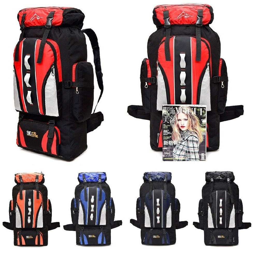 35L/70L/100L/130L Outdoor Tactical Backpack Rucksack Camping Hiking Bag Travel