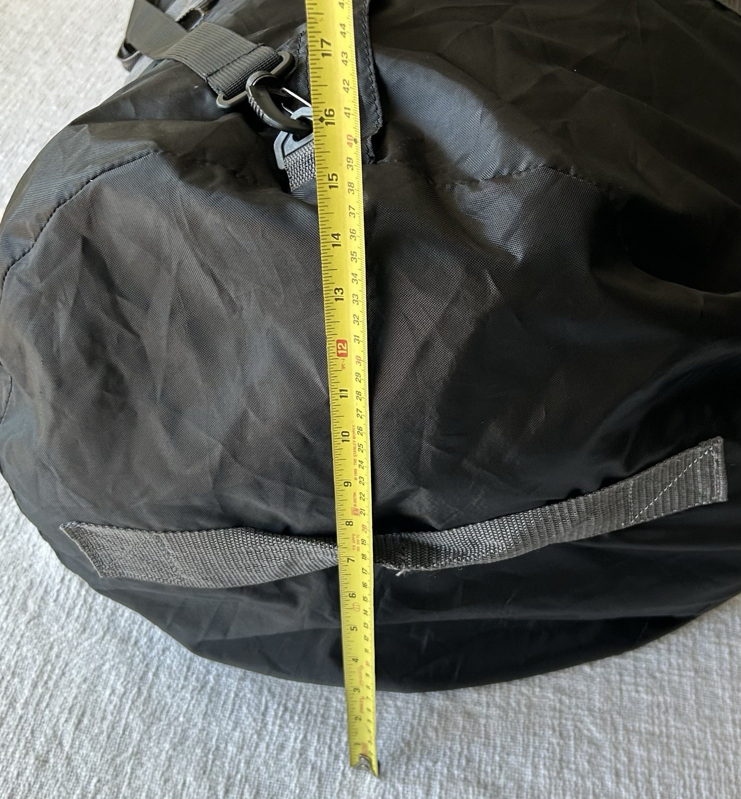 Outdoor Products Delux Black Duffle Bag 2XL 42″H x 18″W x 18″L Shoulder Strap