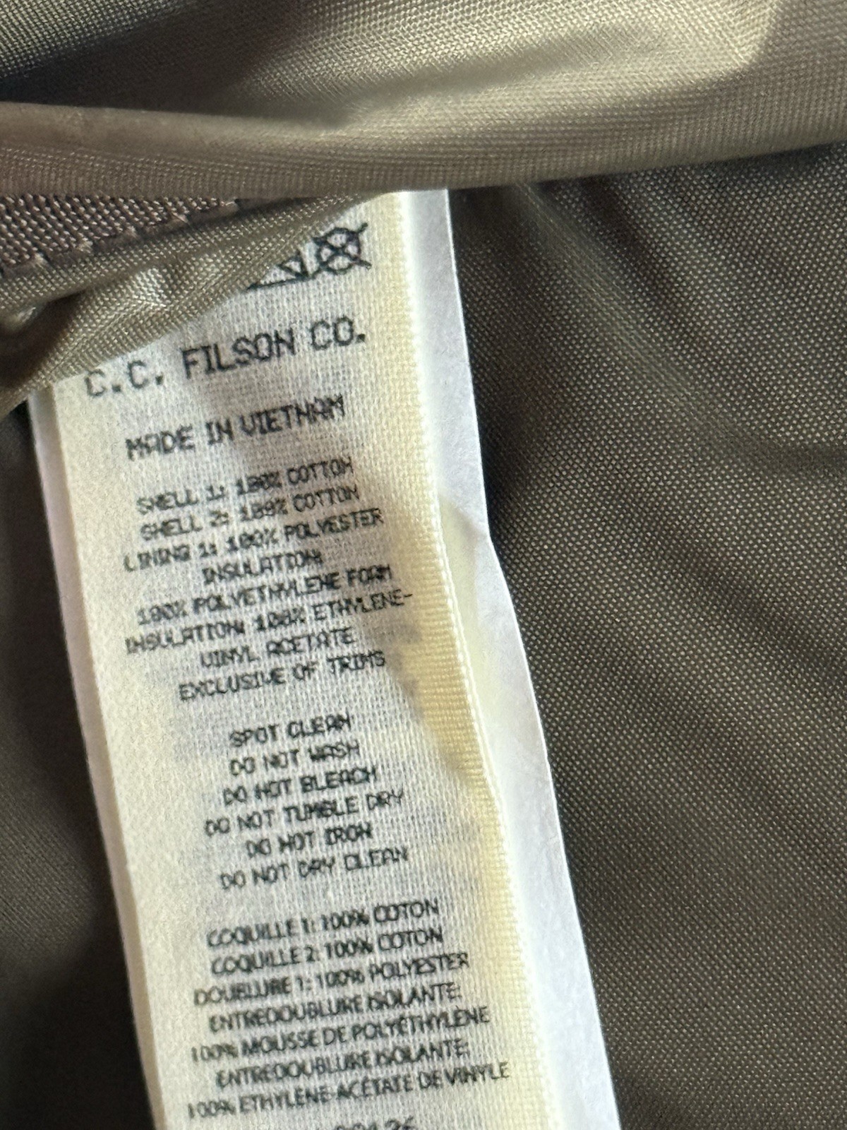 FILSON TRAPPER CREEK 28L BACKPACK DARK TAN NWT