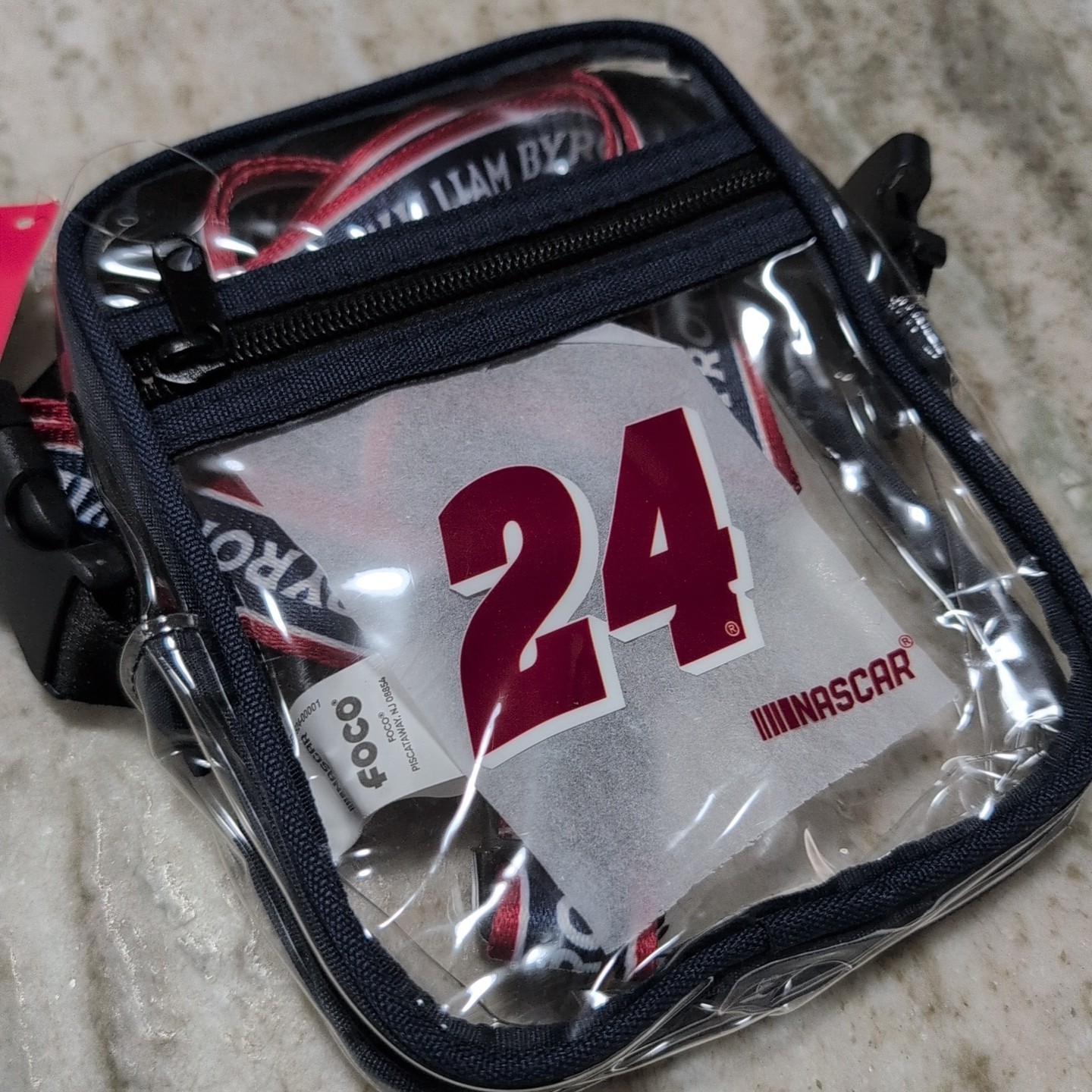 24 Byron NASCAR Clear Bag Stadium Approved Transparent Events Stocking Stuffer