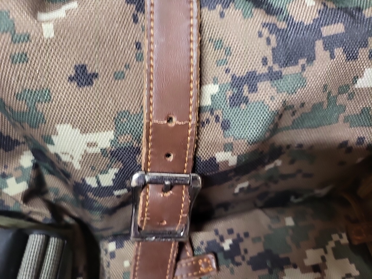 Kaukko Backpack Laptop Travel Bag Canvas Army Camoflauge