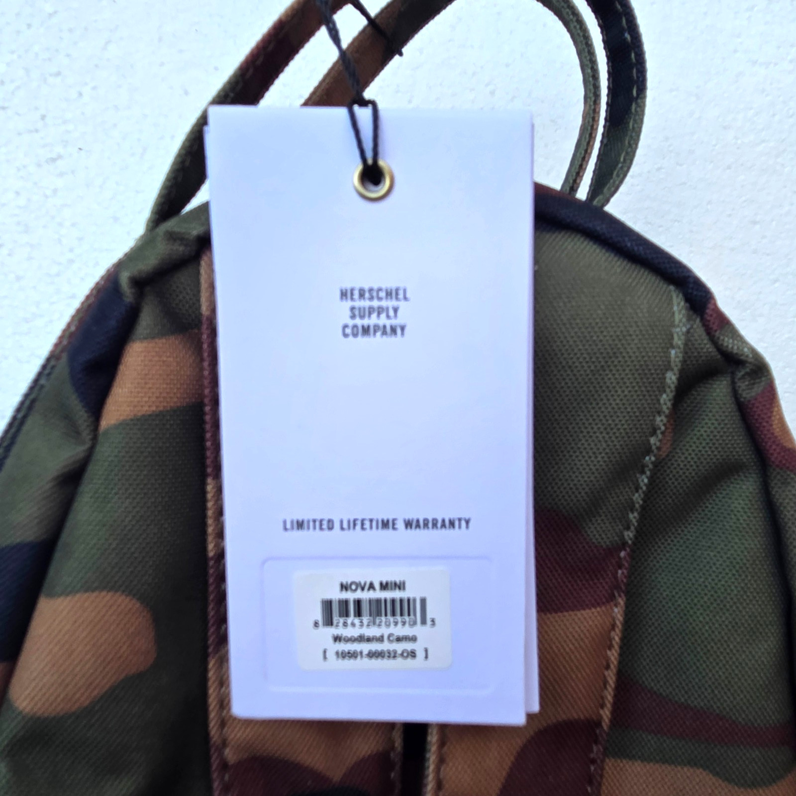 Herschel Nova Mini Backpack Camo Green Brown 9L Small Daypack NWT New