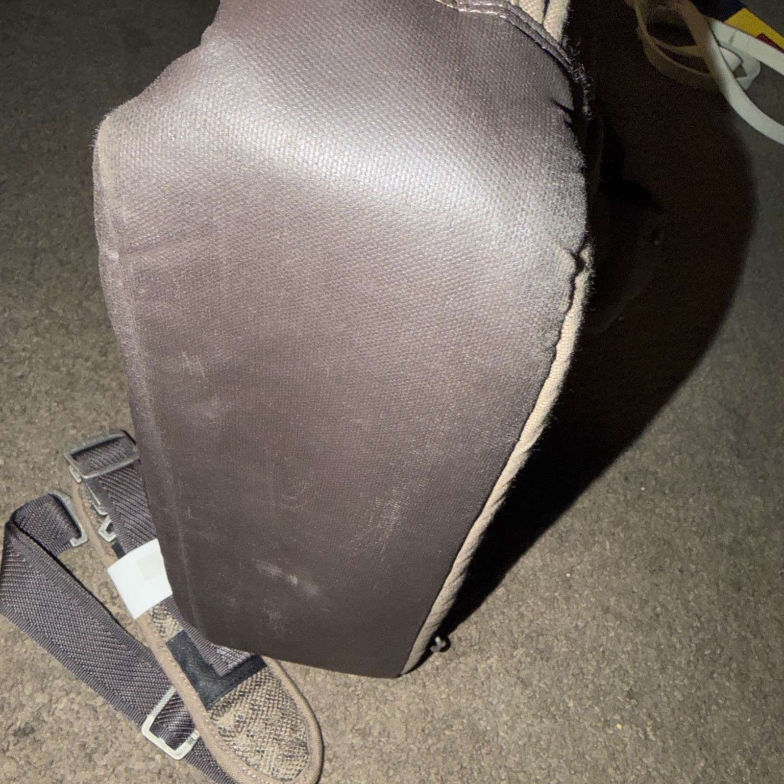 Duluth Trading Co Fire Hose Commuter Briefcase Leather And Canvas Messenger Bag