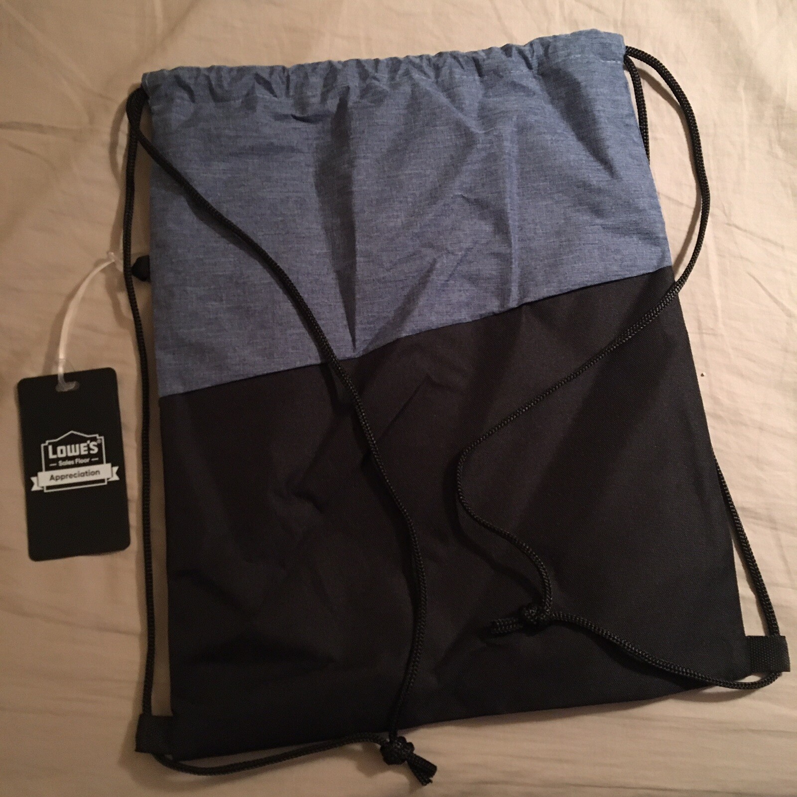Cinch-sack Backpack, Lowes store Drawstring bag & Luggage Tag set, promo goods