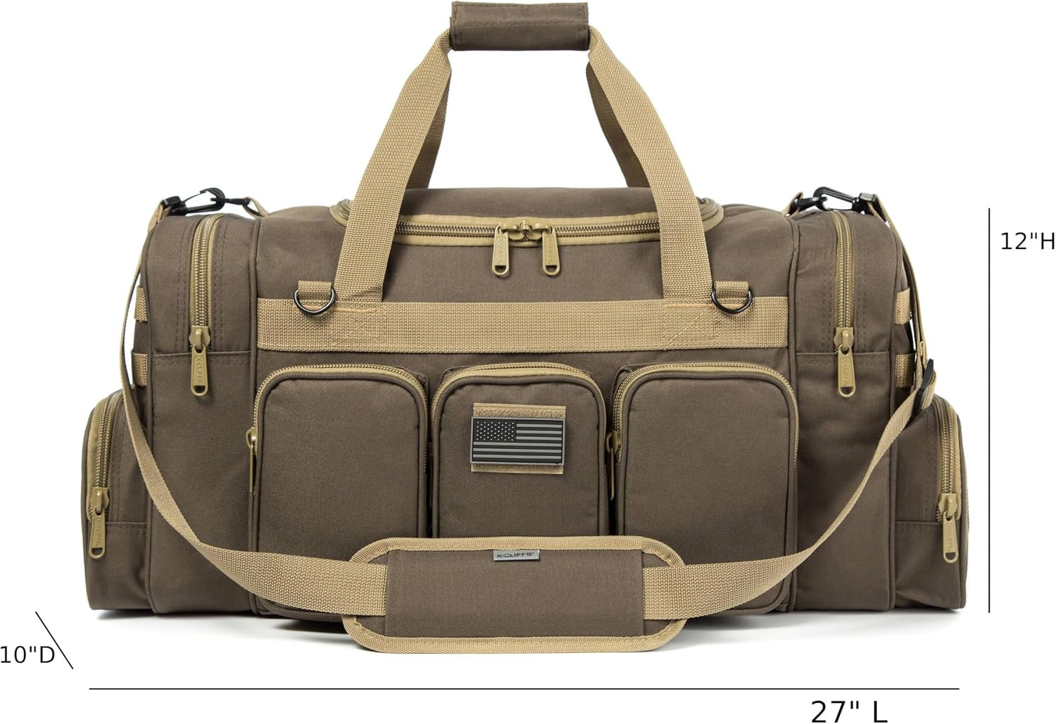 Tactical Range Duffel Heavy Duty Military Molle Gear Travel Sports Gym Bag Locka