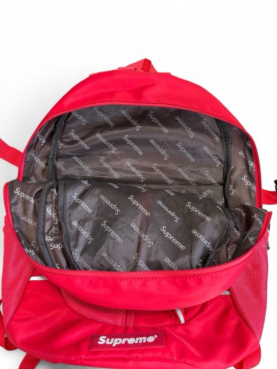 2017 SS17 Supreme 3M Box Logo Travel Backpack Bookbag Red