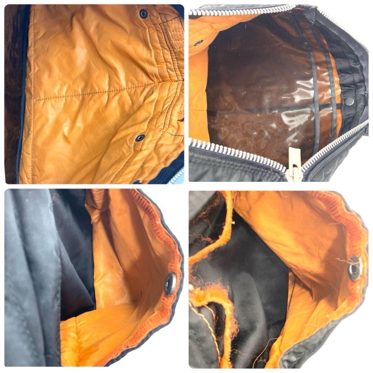 PORTER Tanker Short Helmet Bag Briefcase Business A4 Size Nylon Synthetic