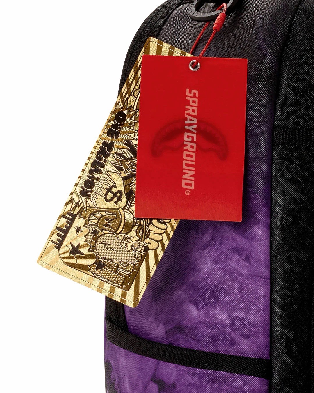 SPRAYGROUND LIMITED EDITION BACKPACK ELEVATE PURPLE SHADOW FADE SMOKE GHOST NEW