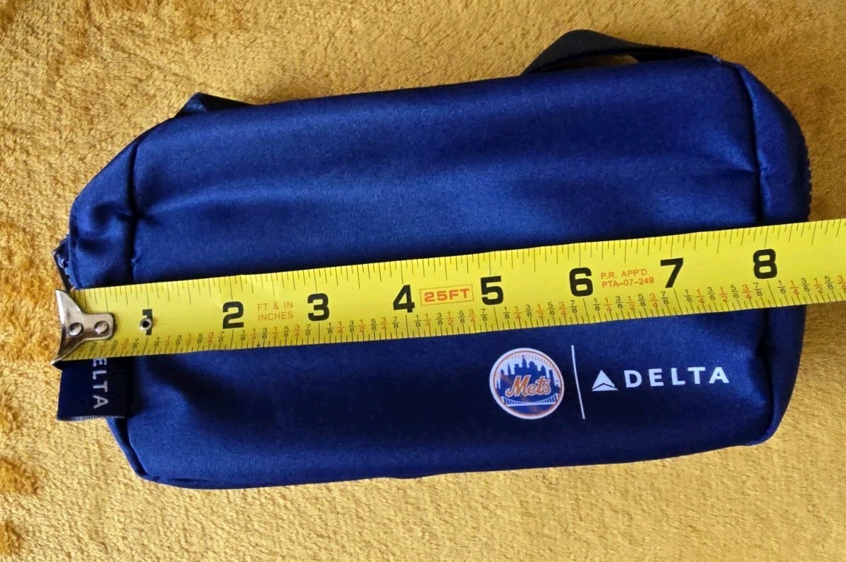 New York METS Delta Fanny Pack Blue Waist Bag (New)