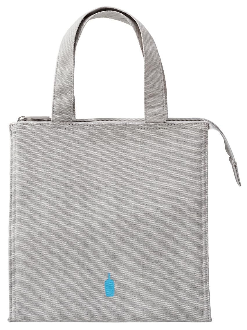 Blue Bottle Coffee Cotton Cooler Bag Grey Insulated Lunch Bag Canvas Japan New