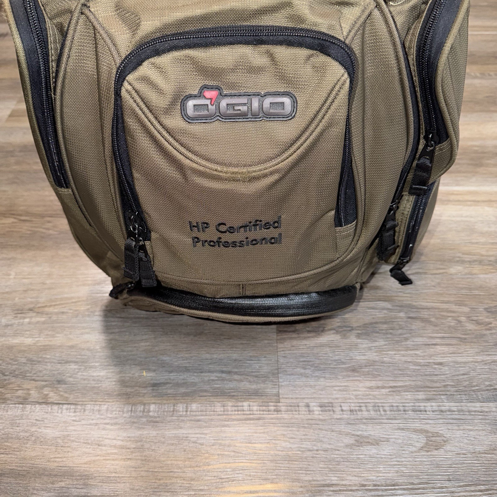 OGIO Metro Backpack 19′ Olive Green HP Certified Professional Spell Out Laptop