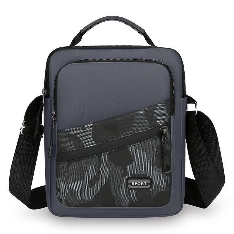 Men’s Navy Handbag Shoulder Bag Crossbody Casual Camouflage Style