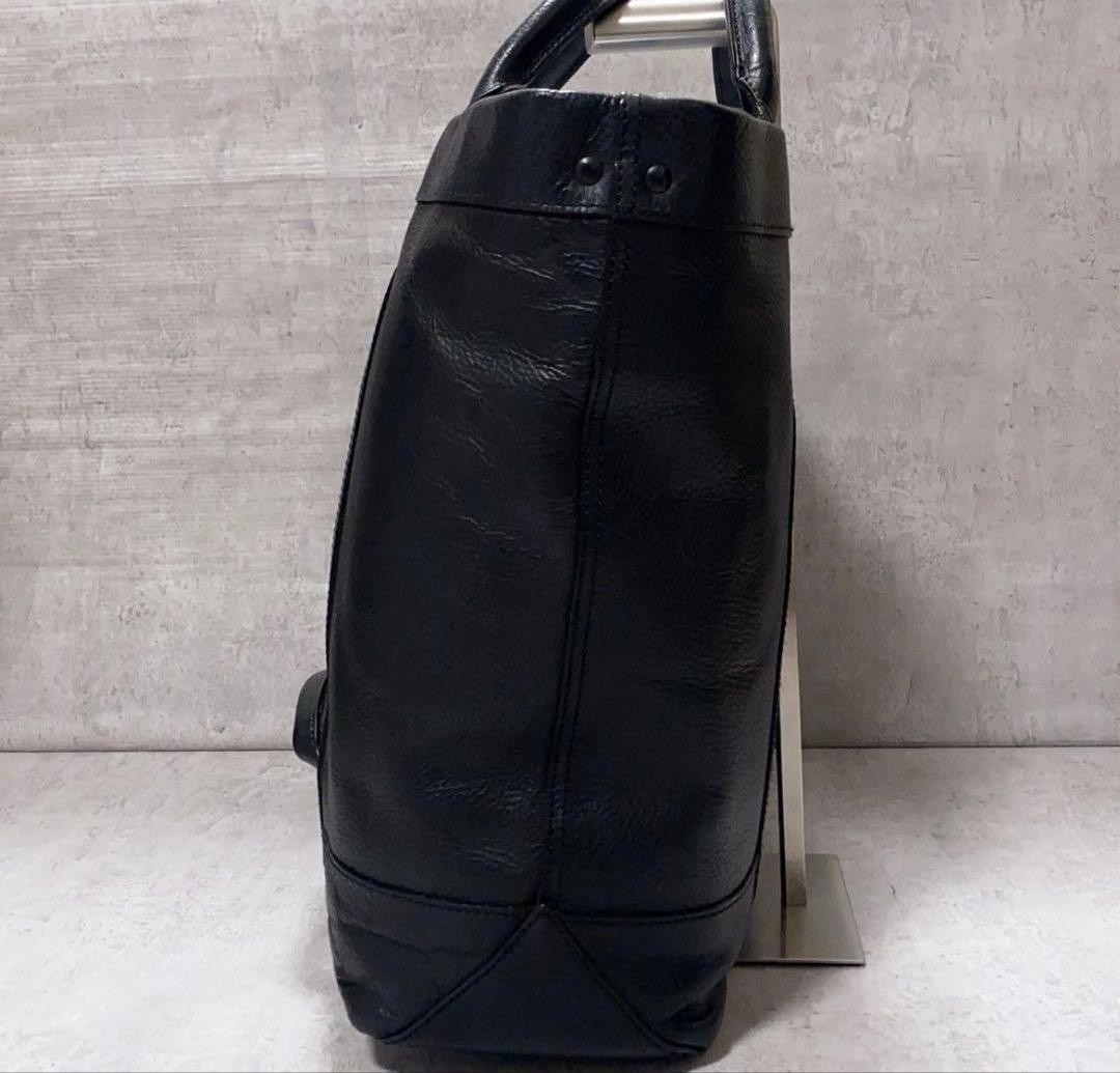 Authentic Yoshida Kaban PORTER Business Tote Bag 2-Way A4 Large Black 12cm Depth