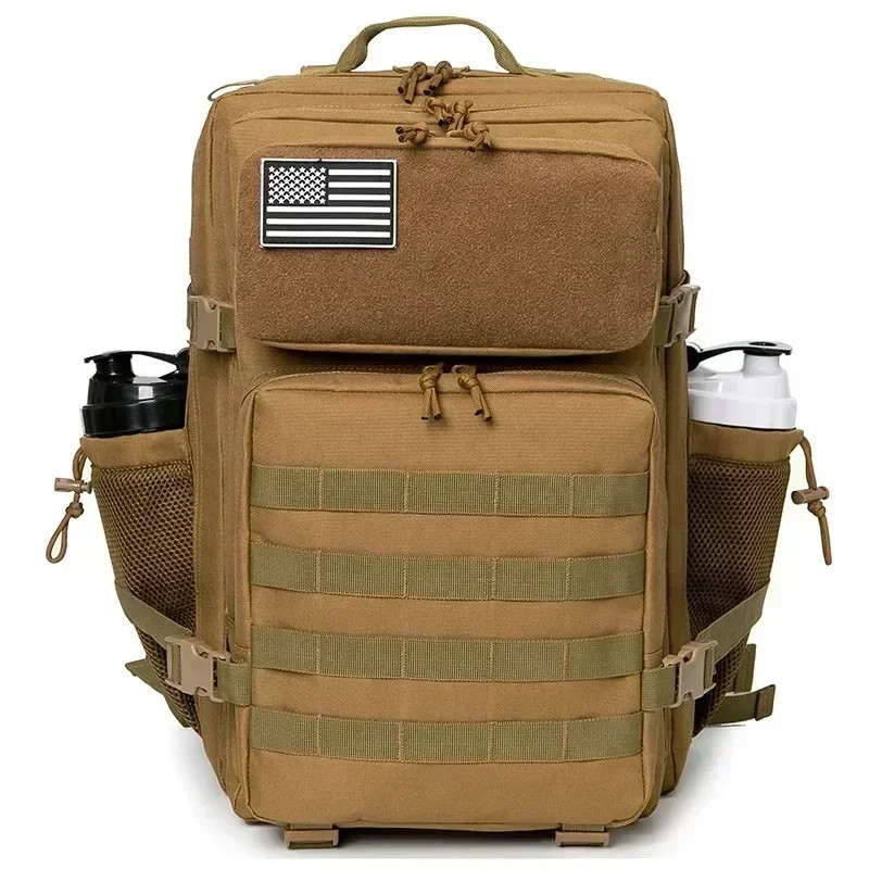 45L Tactical Backpack Outdoor Hiking Camping Survival Rucksack Travel School Bag