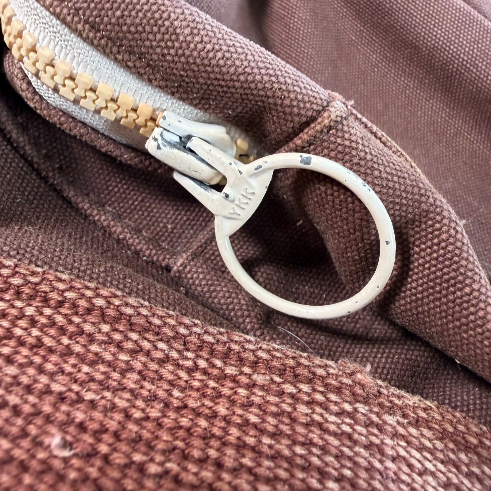 Lands’ End Square Rigger Brown Canvas Durable Classic Flap Front Messenger Bag