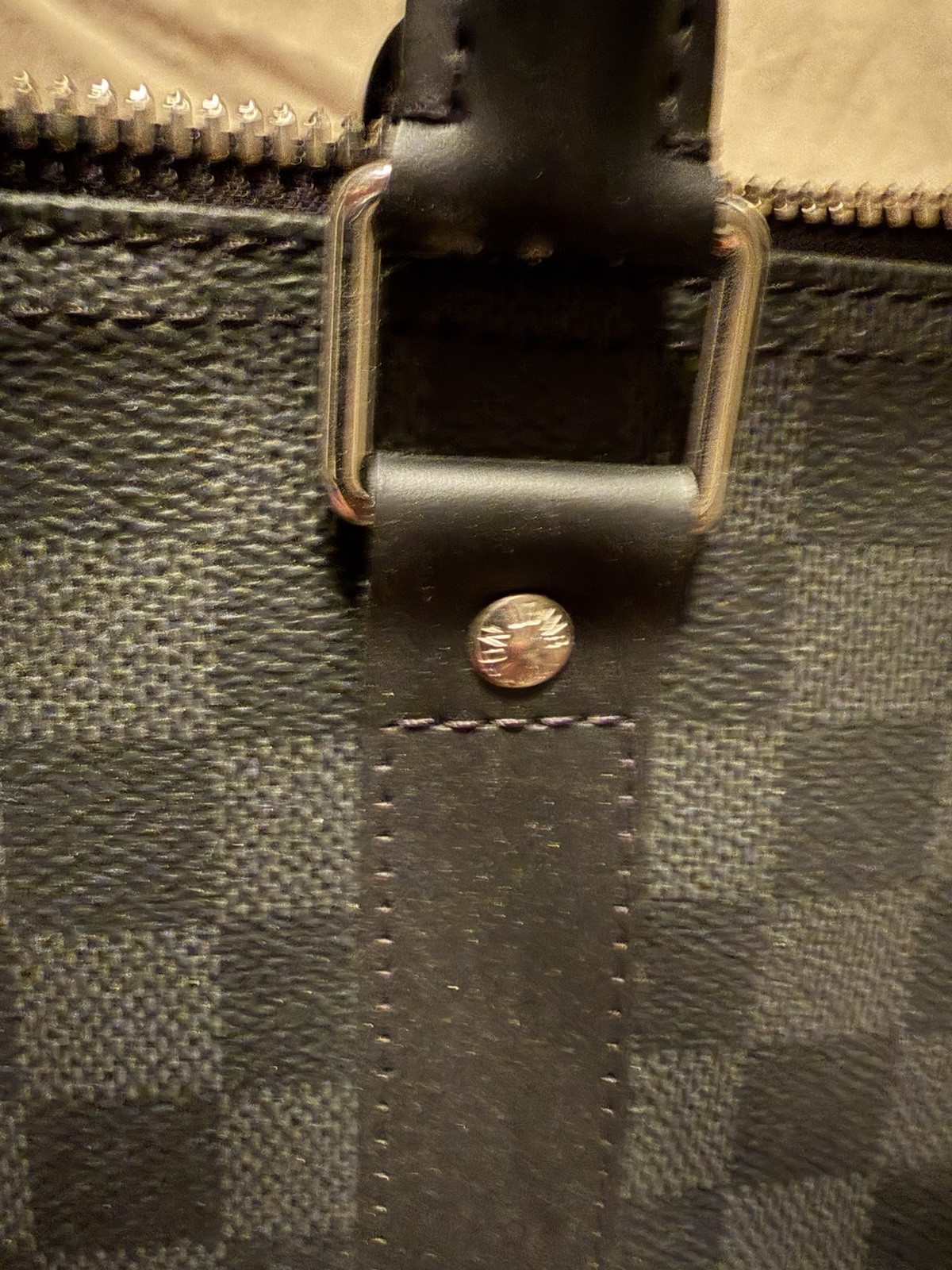 Louis Vuitton Keepall 55 Bandouliere Damier Graphite LV Travel Duffle Bag SD3102