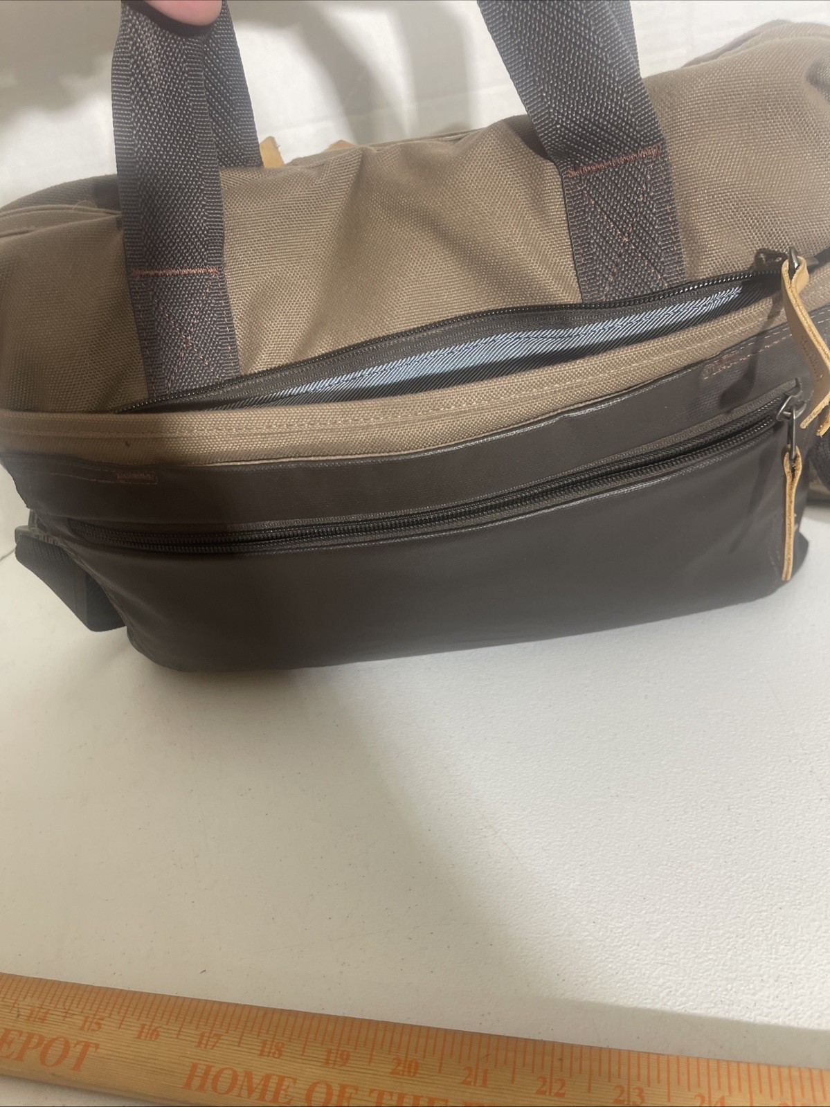 Duluth Trading Company Fire Hose Canvas Bona Fide Briefcase Messenger Bag