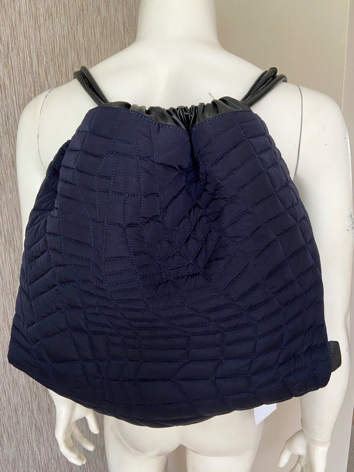 PAUL SMITH RUNWAY SS 20 QUILTED DRAWSTRING BACKPACK RUCKSACK RETAIL €760 BNWT