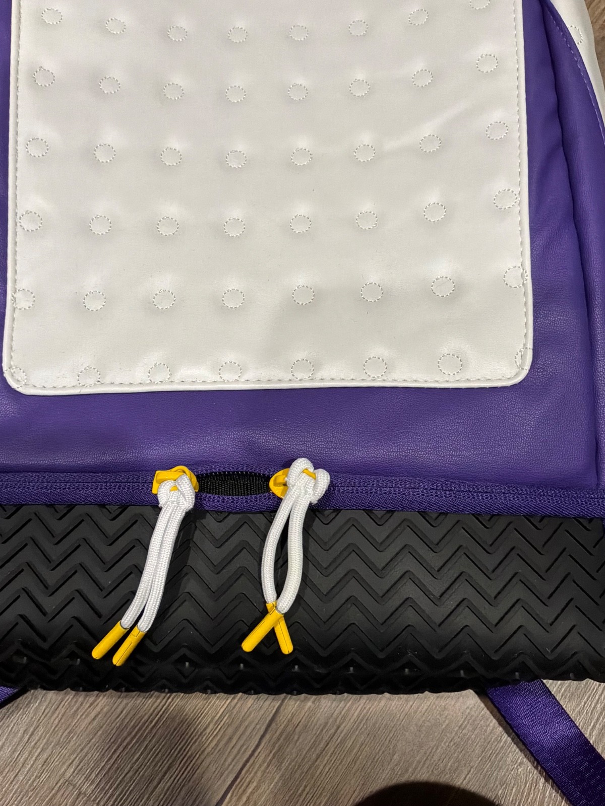 NWT NIKE Air Jordan Retro 13 Backpack White/Purple Lakers One Size 9A1898-P6N