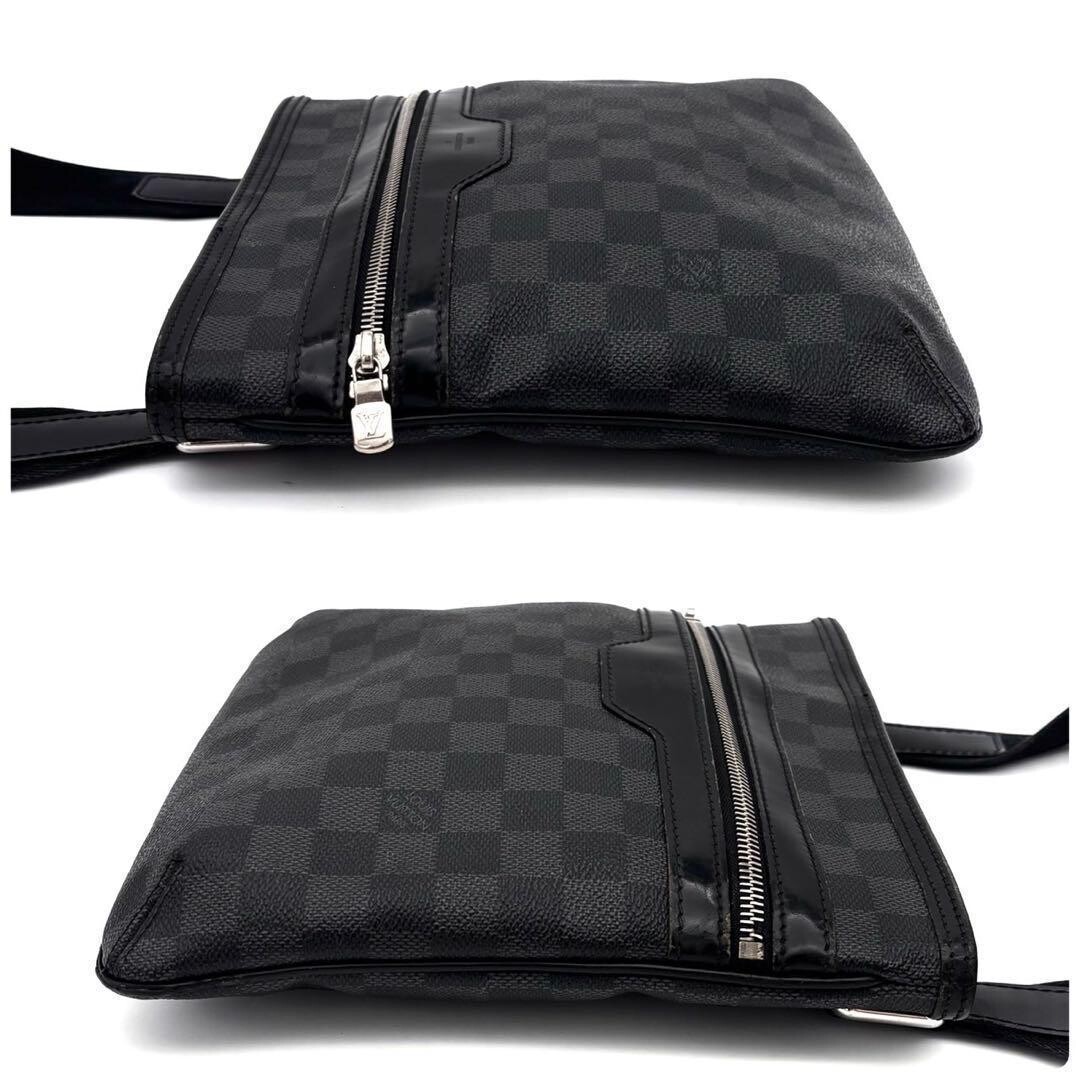 Louis Vuitton Damier Graphite Tomas Crossbody Shoulder Bag Black Men