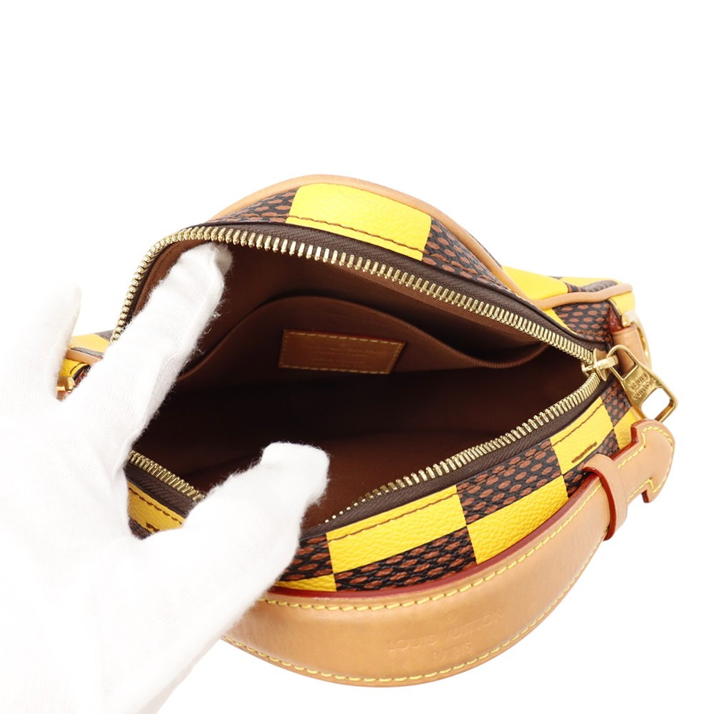 LOUIS VUITTON Chess Messenger Damier・Pop JauneMatt N40562