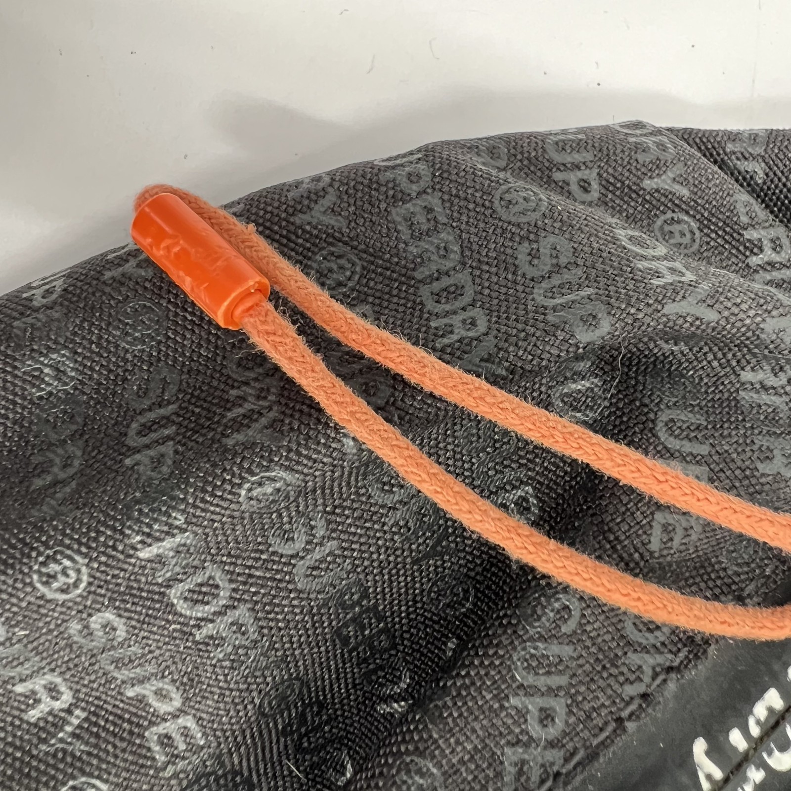 SUPERDRY International OS Black All Over Spellout Bum Belt Bag Fanny Pack Japan