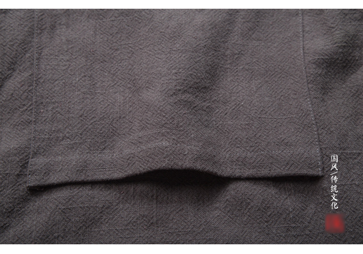 Chinese Buddhist Cotton Linen Crossbody Bags Zen Monk Meditation Shoulder Bag