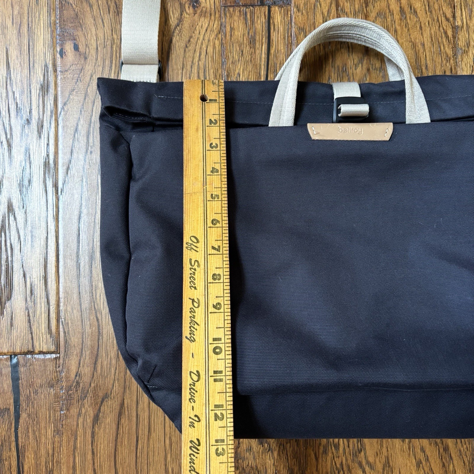 Bellroy System Work Bag Shoulder Roll Top Work Laptop Messenger Charcoal 16L