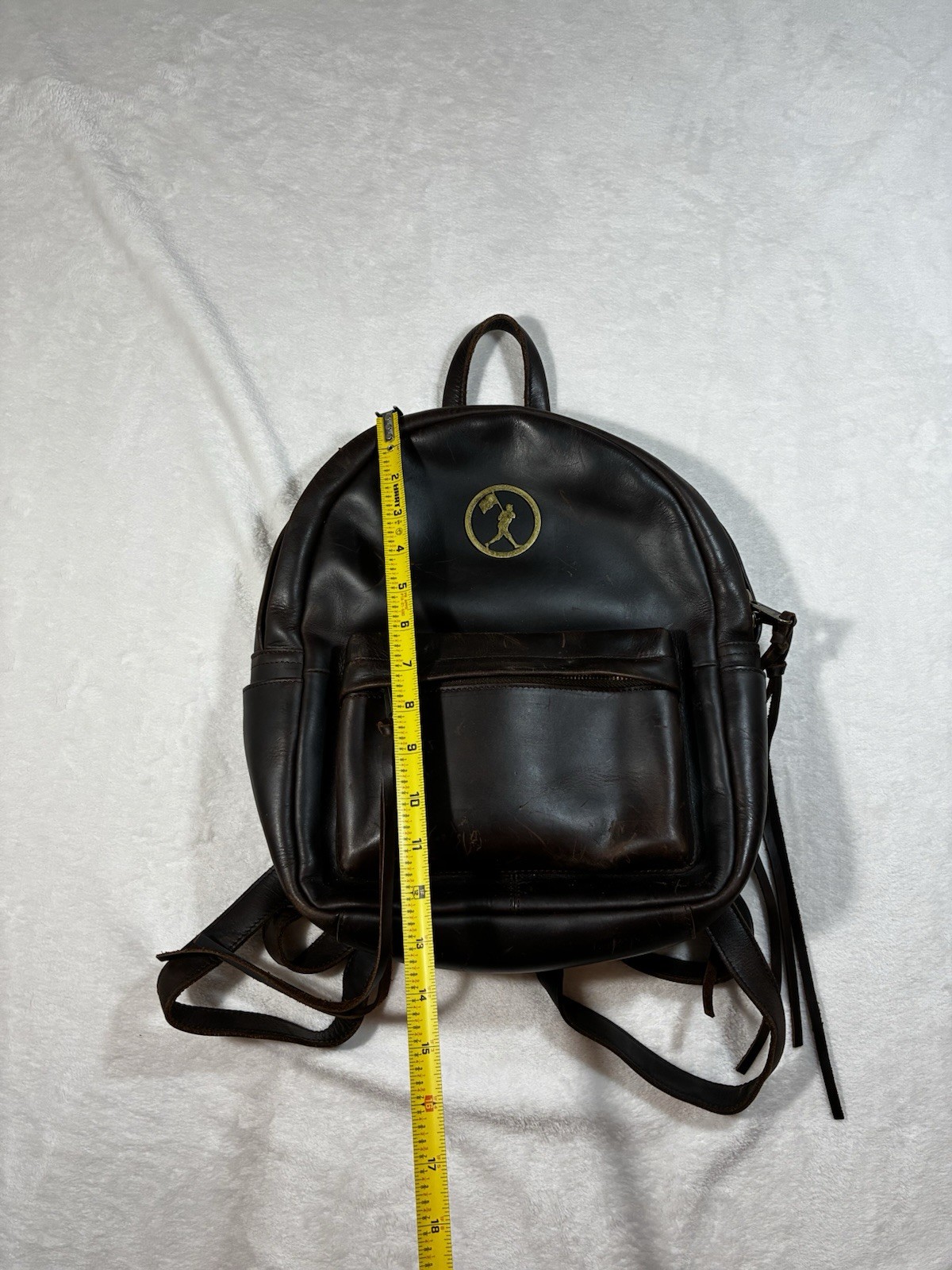 Baseballism Natalie Glove Leather Brown Backpack