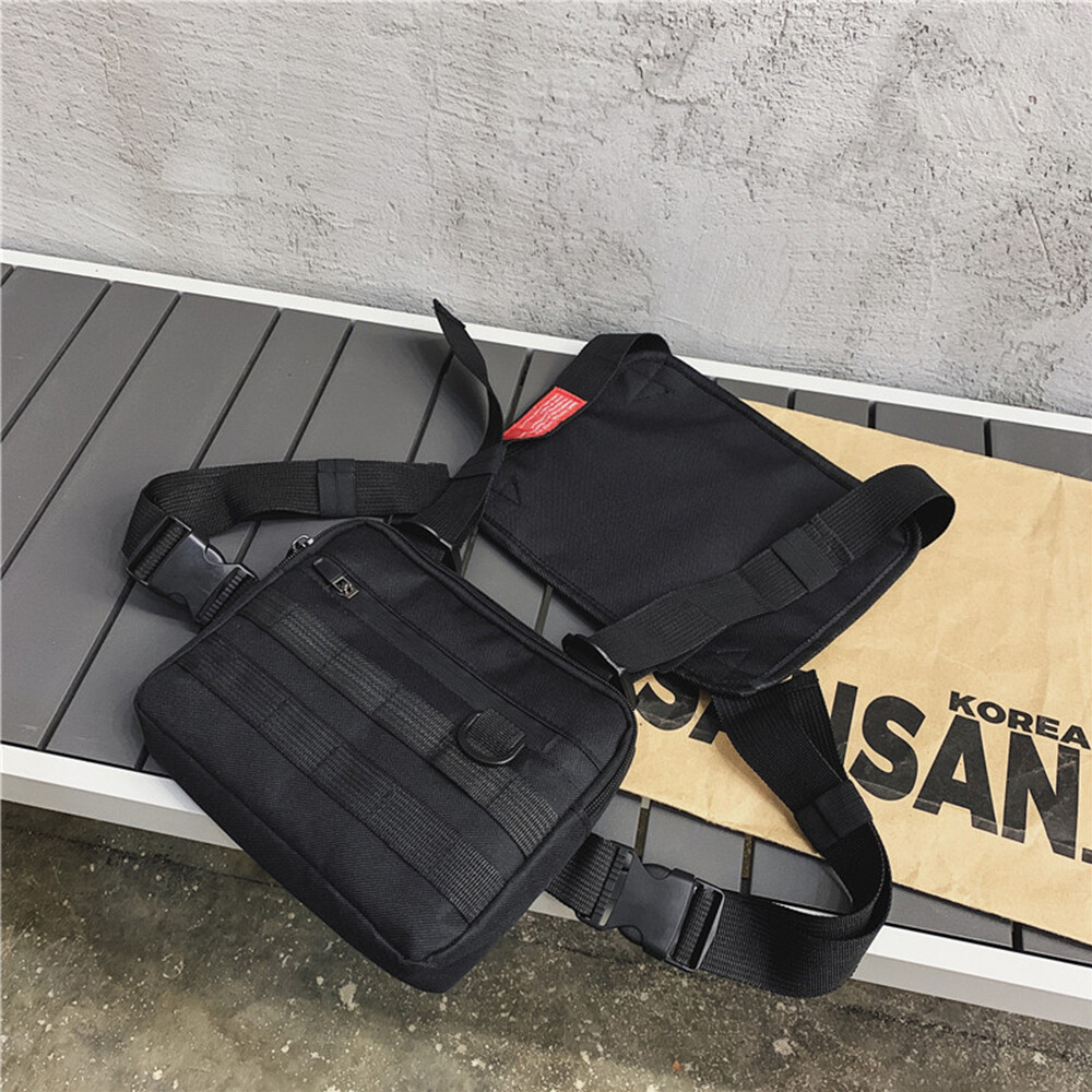 Tactical Combat Chest Rig Bag Front Pouch Recon Pack Sport Protective Vest Bags