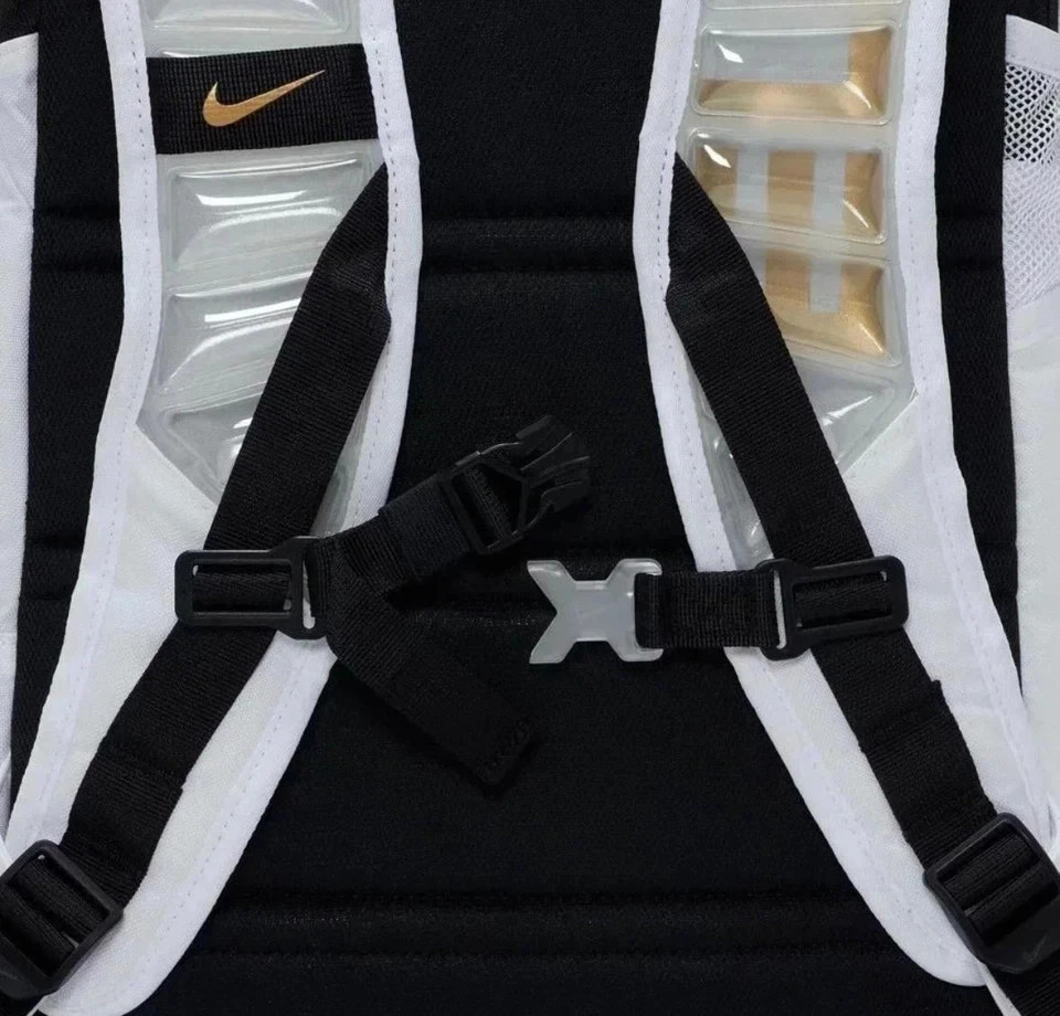 Nike Hoops Elite Pro Backpack 32L White Gold DX9786-100 NEW (same Day 🚛✅)
