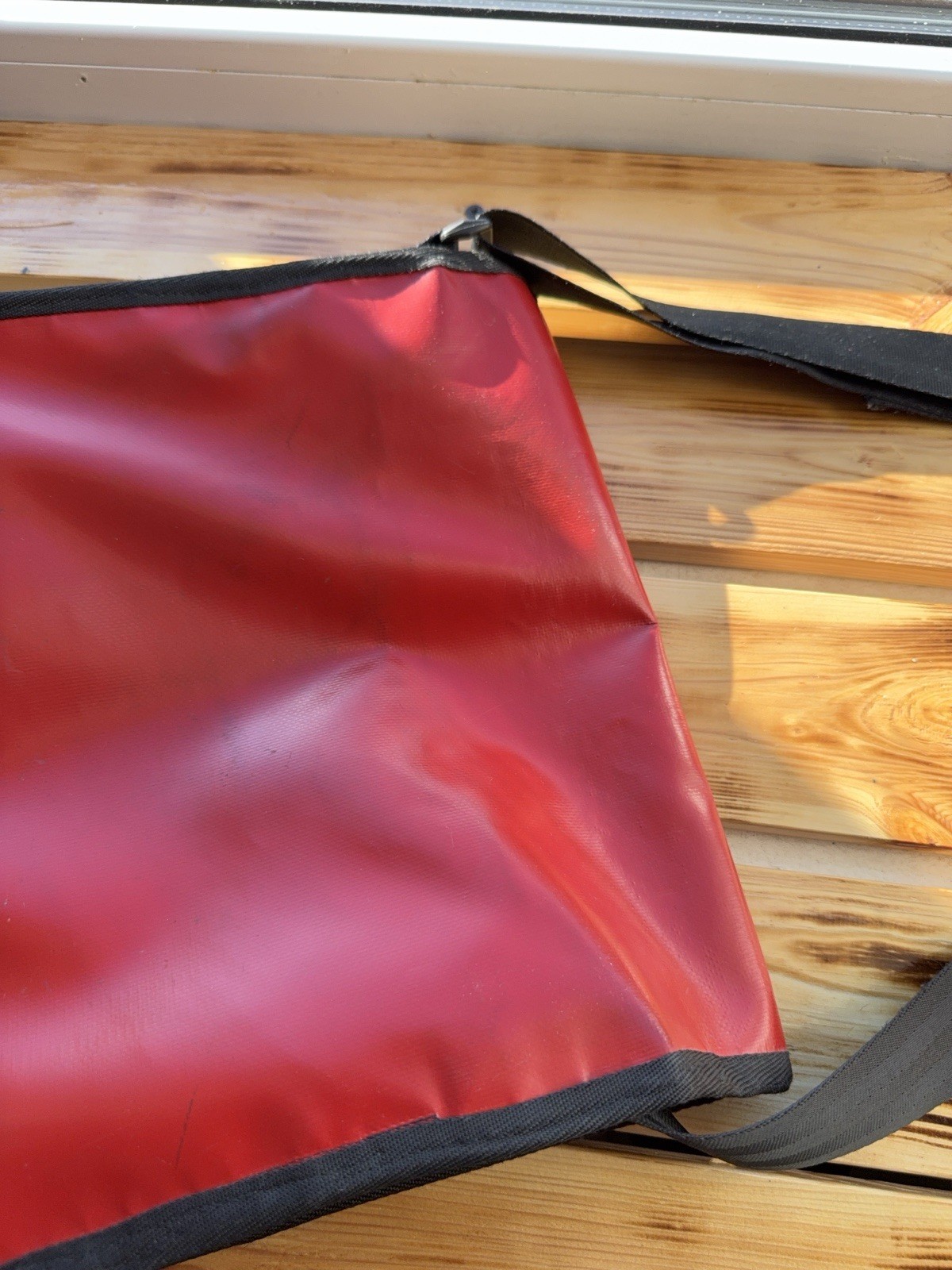 Vintage 00s Y2K Freitag Style Upcycled Tarp Messenger Bag Retro ECO 🌱