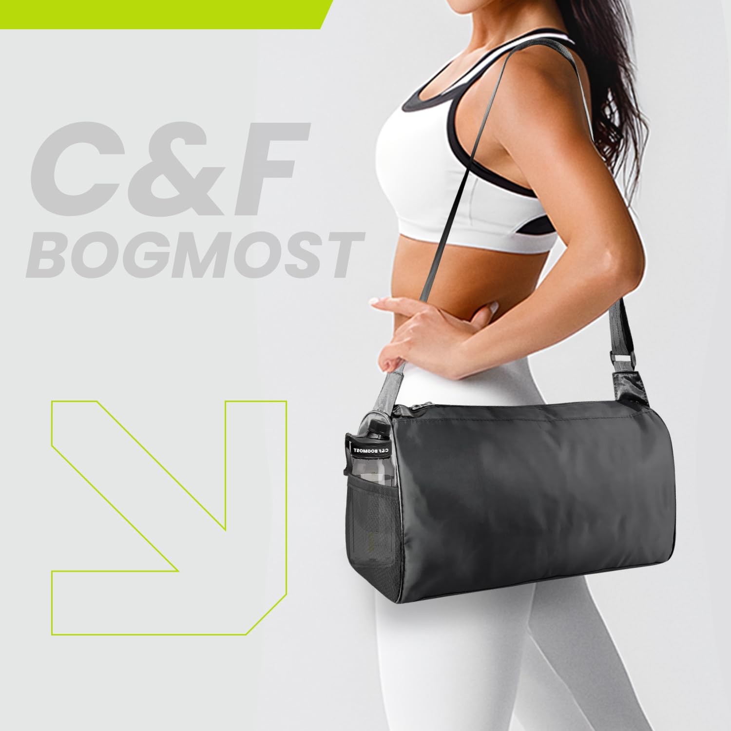 C&F BOGMOST Small Travel Duffel Bag Foldable Waterproof Gym Bag for Gym Beach…