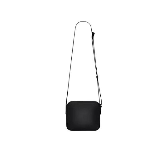 SAINT LAURENT Niki matte leather crossbody bag for men black 7.7*3.1*7.1 in